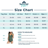 1 x RAW Customer Returns Summer Mae Maternity Women s Swimsuit One Piece Maternity Swimwear Beach Bikini Green L - RRP €39.99