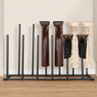 1 x RAW Customer Returns ANBOXIT Boot Holder for High Boots, Sturdy Metal Boot Rack, Freestanding Boot Rack for Wardrobe, Entryway and Outdoor, Easy to Assemble, Space for 6 Pairs of Boots - RRP €37.04