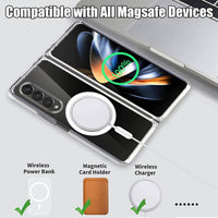 1 x RAW Customer Returns Colala Clear Magnetic Case Protective Case for Samsung Galaxy Z Fold 6 Compatible with MagSafe - Ultra-thin, shockproof, scratch-resistant mobile phone case made of silicone TPU, transparent - RRP €11.8