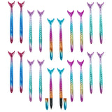 7 x RAW Customer Returns Leikurvo 20 Pieces Mermaid Gel Pen, Creative Fishtail Gel Pens, Fishtail Pen, Mermaid Ballpoint Pen Set, Pens for Girls, Party Favors, Children s School Black Ink  - RRP €83.02