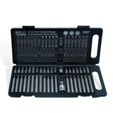 1 x RAW Customer Returns CCLIFE 40pc socket set Torx XZN internal multi-tooth hexagon socket wrench set and S2 bit set T20-T55 M5-M12 H4-H12 - RRP €25.3