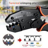 1 x RAW Customer Returns Crimping pliers cable lugs cable lug pliers for 0.50-6.00 mm cable lug pliers, crimping pliers, crimping pliers, crimp pliers, pressing pliers - RRP €20.14