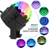 1 x RAW Customer Returns FIMEI Disco Ball 2 Pack Party Light Stage Lamp Nightclub Lighting Projector Spot Effect Stage Remote Control for Party Evening Bar Birthday Club DJ Disco Gift Kids - RRP €26.99