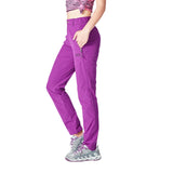 1 x RAW Customer Returns VERTAST women s hiking pants summer lightweight trekking pants quick-drying breathable outdoor pants for travel hiking with zip pockets, purple, L - RRP €32.57