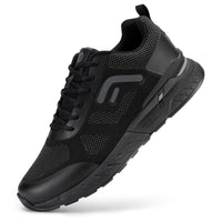 1 x RAW Customer Returns FitVille Extra Wide Walking Shoes Men s Lightweight Breathable Sneakers Bright Sole for Wide Feet Comfortable Sports Shoes Relieve Foot Pain Black 42 EU Wide - RRP €79.99