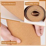 1 x RAW Customer Returns BENECREAT 40x350cm Cork Board Roll 1mm Thick Rectangular Natural Cork Piece Cork Board Roll for Bulletin Boards Wall Decoration Crafts - RRP €12.55