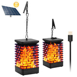 1 x RAW Customer Returns INHDBOX Solar Lantern Flame Light Garden Hanging Lantern Outdoor Solar Light Flames Garden Lanterns IP65 Solar Light Garden Lights Solar Lantern Flame Lamp Auto ON OFF Light Sensor Rechargeable - RRP €37.3