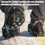 2 x RAW Customer Returns Crampons shoe spikes with 12 studs, the only innovative design on Amazon, ice cleats, ice spikes for the boot, shoe claw. Medium  - RRP €32.2