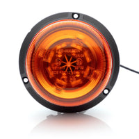 1 x RAW Customer Returns LED-MARTIN rotating beacon - XR20 ECO - 12V 24V - orange - yellow - magnetic base - 3.5m cable - ECE-R65 - compact design - RRP €50.41