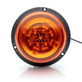 1 x RAW Customer Returns LED-MARTIN rotating beacon - XR20 ECO - 12V 24V - orange - yellow - magnetic base - 3.5m cable - ECE-R65 - compact design - RRP €50.41