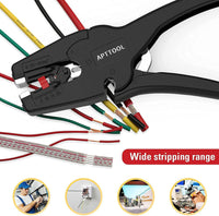 1 x RAW Customer Returns APTTOOL Automatic Wire Stripper, Small Wire Stripper, Stripping Tool with Self-Adjusting Jaws, High-Quality Materials, Lightweight and Portable - RRP €22.19