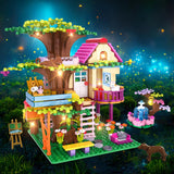 1 x RAW Customer Returns HOGOKIDS Tree House STEM Building Toy - Creative Construction Set 613PCS Forest House Building Blocks Tree House with Fountain and Animals, Construction Toy for 6 7 8 9 10 Kids Girls Boys - RRP €26.21