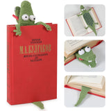 1 x RAW Customer Returns Bookmarks handmade knitted gifts, bookmarks birthday gifts, crochet animal bookmarks, for readers book lovers writers, adults teens children reading lovers - RRP €15.65