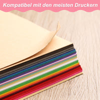 6 x Brand New VGOODALL 60 Sheets Construction Paper, Colored Copy Paper 30 Colors Craft Cardboard Construction Paper 30.5 x 30.5cm for DIY Art Craft Printing Sketching - RRP €63.72