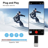 1 x RAW Customer Returns USB C OTG Stick 128GB, RAOYI USB 3.0 Type C Stick, Dual USB Memory Stick 2-IN-1 Flash Drive for Tablet Smartphone Android Samsung, Huawei, Honor, Xiaomi PC Laptop, Black - RRP €11.09