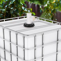 1 x RAW Customer Returns PATIKIL 3-Way IBC Lid Filter 163mm Nylon Rainwater Filter Washable with Lid Plastic Barrel Lid, IBC Tank Accessories Rainwater Tank Filter IBC Container Hose Adapter - RRP €26.71