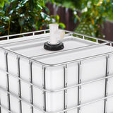 1 x RAW Customer Returns PATIKIL 3-Way IBC Lid Filter 163mm Nylon Rainwater Filter Washable with Lid Plastic Barrel Lid, IBC Tank Accessories Rainwater Tank Filter IBC Container Hose Adapter - RRP €26.71