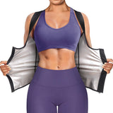 1 x RAW Customer Returns Junlan Corset Tummy Control Sweat Belt For Slimming Corset Top Tummy Control Belt Waist Trainer Women Fitness Tank Top XL  - RRP €21.99