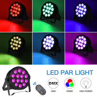 1 x RAW Customer Returns 2PCS RGBW LED Par Light, HOLDLAMP 84W Par Spotlight with Sound Activation, DMX 4 8CH stage light spotlight for Bar DJ Disco Birthday Party - RRP €86.99