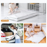 1 x RAW Customer Returns Large Vacuum Storage Bags for Mattress Clothes Waterproof Sealable Reusable Space Saving Compression Mattress 80 No Vacuum Pump 220 100cm - RRP €19.67