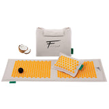 1 x RAW Customer Returns Fitem - XL acupressure mat with pillow - 100 natural coconut filling - massage - relieves back and neck pain - sciatica - muscle relaxation - relaxation and reduces insomnia ... - RRP €60.16