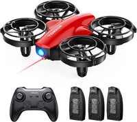 1 x RAW Customer Returns Tomzon mini drone for children beginners RC quadcopter with 24min long flight time, combat drone with 360 propeller protection, aircraft remote controlled toy drone throw go 3D flip circular flight, nano drone - RRP €39.42