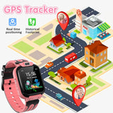 1 x RAW Customer Returns clleylise children s smartwatch, smartwatch children with GPS and telephone, smart watch children, smartwatch outdoor, smartwatch kids, children s telephone watch, watch children s smartwatch pink  - RRP €29.23