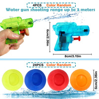 15 x Brand New BARVERE Water Bombs Reusable, 24 Pack Magic Splashy Balls with 4 Mini Water Pistols, Happy Water Bombs Reusable, Self-Closing Water Bombs for Party, Water Park, Family Game - RRP €288.0