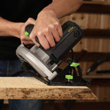 1 x RAW Customer Returns GALAX PRO 20V cordless circular saw, max. cutting depth 90 41mm 45 36mm saw blade diameter 140 mm, including 2x saw blades 18T 48T , 2.0 Ah battery and charger  - RRP €58.48