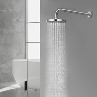 1 x RAW Customer Returns KES Rain Shower Head Rain Shower Head with Anti-Limescale Nozzles Shower Head Rain Shower Round Built-in Shower Heads Bathroom Overhead Shower Large Overhead Shower 8 Inch Polished Chrome J201S8-CH - RRP €30.34