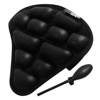 1 x RAW Customer Returns MaxEarn Bicycle Saddle Cover 26.5 x 24 cm, Gel Bicycle Saddle Cover Soft 3D Airbag, Gel Cover for Mountain Bike Spinning Bikes, Bicycle Seat Cushion Size M  - RRP €25.2