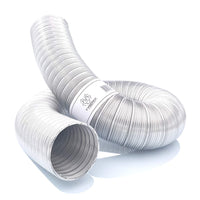 1 x RAW Customer Returns TYGERIX aluminum flexible hose ventilation hose 60 mm extendable up to 2.5 meters resistant up to 250 C more thickness and more resistance - RRP €19.74