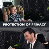 1 x RAW Customer Returns ZATOOTO Sun Protection Car Curtain - Car Privacy Window Magnetic for Baby, Children, Curtains Side Window for UV Protection, Blackout, 100 50cm, Black, Large, 2 Pieces - RRP €19.98