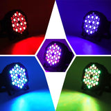 4 x RAW Customer Returns U King RGB LED Par Spotlight, 36 LED Stage Light Party Light DMX512 with Remote Control, Disco Light Spotlight Lighting Moving Head for Stage DJ Party Show Bar Halloween Christmas - RRP €101.96