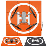 1 x RAW Customer Returns SYMIK LP570 Drone Landing Pad, 22.5 57cm Weighted Double-Sided Waterproof Foldable Helipad for DJI Mavic 3 Pro Cine Mavic 3 Classic, Air 2s Mavic Air 2 Avata FPV 3 x 3-Fold  - RRP €28.46