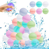 4 x Brand New 20 pieces water bombs reusable, water bomb balls, splash balls, reusable water ball, water balloon for children, water bomb balls set - RRP €28.16