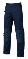 1 x RAW Customer Returns U-Power Men s Work Pants, Elastic Waist Cargo Pants, with Knee Pad Pockets, Multiple Pockets, Comfortable Fabric, Strong and Durable Outer Wear Deep Blue-46  - RRP €32.36