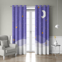 1 x RAW Customer Returns HOSIMA moon and star curtains opaque with eyelets blackout curtains, 2-set 140 x 175 cm purple meteor glitter star pattern watercolor for bedroom moon and star3 140 x 175 cm  - RRP €36.99