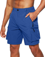 1 x RAW Customer Returns Tansozer men s hiking shorts with zipper pockets, ultra-light, breathable, quick-drying and waterproof outdoor hiking and climbing summer shorts night blue XL - RRP €31.67