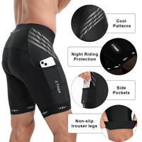 1 x RAW Customer Returns X-TIGER Cycling Shorts Men with 5D Padded, Cycling Shorts Men Breathable Quick-drying Cycling Shorts Men Short with 3 Pockets - RRP €28.45