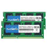 2 x RAW Customer Returns TECMIYO 16GB 2x8GB DDR3 memory PC3L 12800S RAM Sodimm DDR3 DDR3L 1600MHz CL11 PC3-12800 1.35V 1.5V 204Pin Non-ECC Unbuffered SODIMM memory RAM for MacBook Pro,Imac,MacBook Mini - RRP €48.82