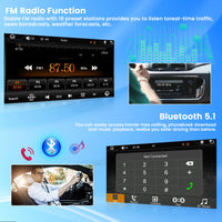 1 x RAW Customer Returns Hikity Wireless CarPlay 1 Din Car Radio with 7 Inch Motorized Screen Android Auto, Touchscreen Car Radio Bluetooth with FM Radio USB Type-C AUX Rear View Camera - RRP €153.98