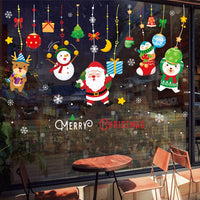 1 x RAW Customer Returns Christmas Window Decoration Self Adhesive Large Size Christmas Decoration for Kids Room A  - RRP €22.8