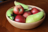 1 x RAW Customer Returns EFO bowl wood - bowl wood - rustic wooden bowl - serving bowl size 24 cm - RRP €24.39