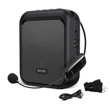 1 x RAW Customer Returns SHIDU Voice Amplifier Portable Bluetooth Speaker with Wireless UHF Microphone Headset 10W 1800mAh PA System Supports Audio in MP3 Format for Teacher, Taxi Driver, Coach, Training, Tour Guide - RRP €53.44