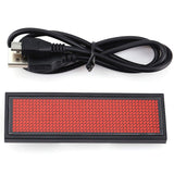 1 x RAW Customer Returns LED Name Plate, 110-240V RED LED Scrolling Sign, Name Plate Message Tag Display Board for Station, Airport, Shopping Malls, Hospitals Hotels etc - RRP €15.25