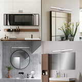 1 x RAW Customer Returns DILUMEN mirror lamp bathroom 60cm 1600lm, mirror light bathroom, bathroom lamp wall stainless steel, 15w mirror lamp bathroom, bathroom lamp wall, modern bathroom light IP44 waterproof cold white 6000k  - RRP €34.27