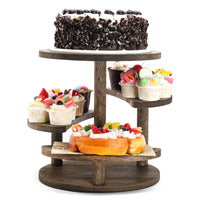 1 x RAW Customer Returns Yorbay Etagere 4 levels for 50 cupcakes, stand for desserts, cakes, donuts, fruit stand and pretzel stand for Christmas, wedding, birthday - RRP €30.24