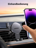 1 x RAW Customer Returns UGREEN Mobile Phone Holder Car Upgrade Bombproof Air Vent Hook Smartphone Holder for Air Vents, Compatible with iPhone 15 14 13 Pro Max, Galaxy S23 S22 S21, Huawei Mate 60 Pro etc. Black  - RRP €18.99