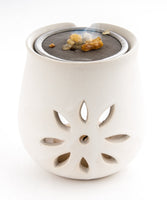 1 x RAW Customer Returns Berk KH-280 Smoking Accessories - Incense Burner Flower made of Clay with Sieve, 85 mm - RRP €16.39